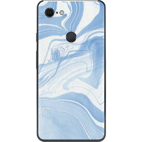 Blue Marbling Google Pixel 3 XL Skin